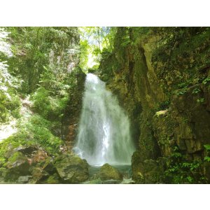 画像: 下呂温泉から岩屋ダム湖や乗政大滝や下呂温泉合掌村を見学して下呂温泉ヘのタクシー手配