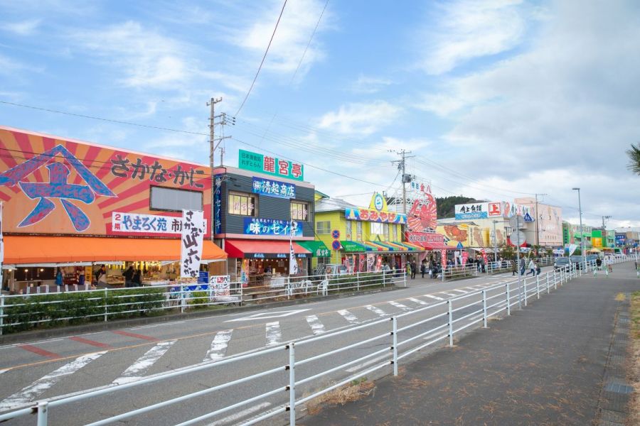 画像1: 新潟市内から弥彦神社や弥彦山頂や西生寺などを観光して寺泊アメ横により弥彦岩室温泉へのタクシー手配